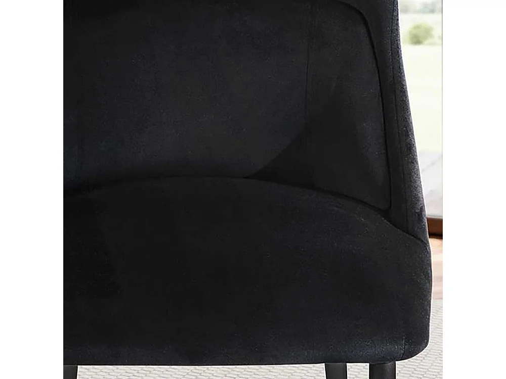 Esstischstuhl Polsterstuhl Esszimmer in Schwarz und Goldfarben