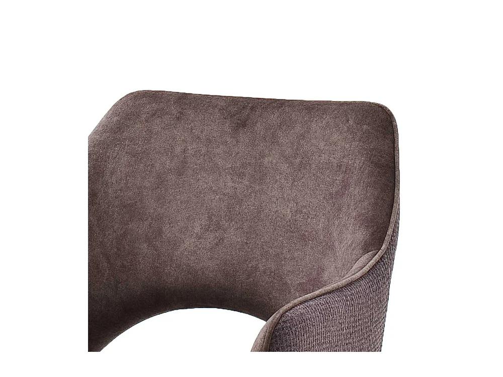 Drehstuhl in Hellbraun und Schwarz Armlehnen (2er Set)