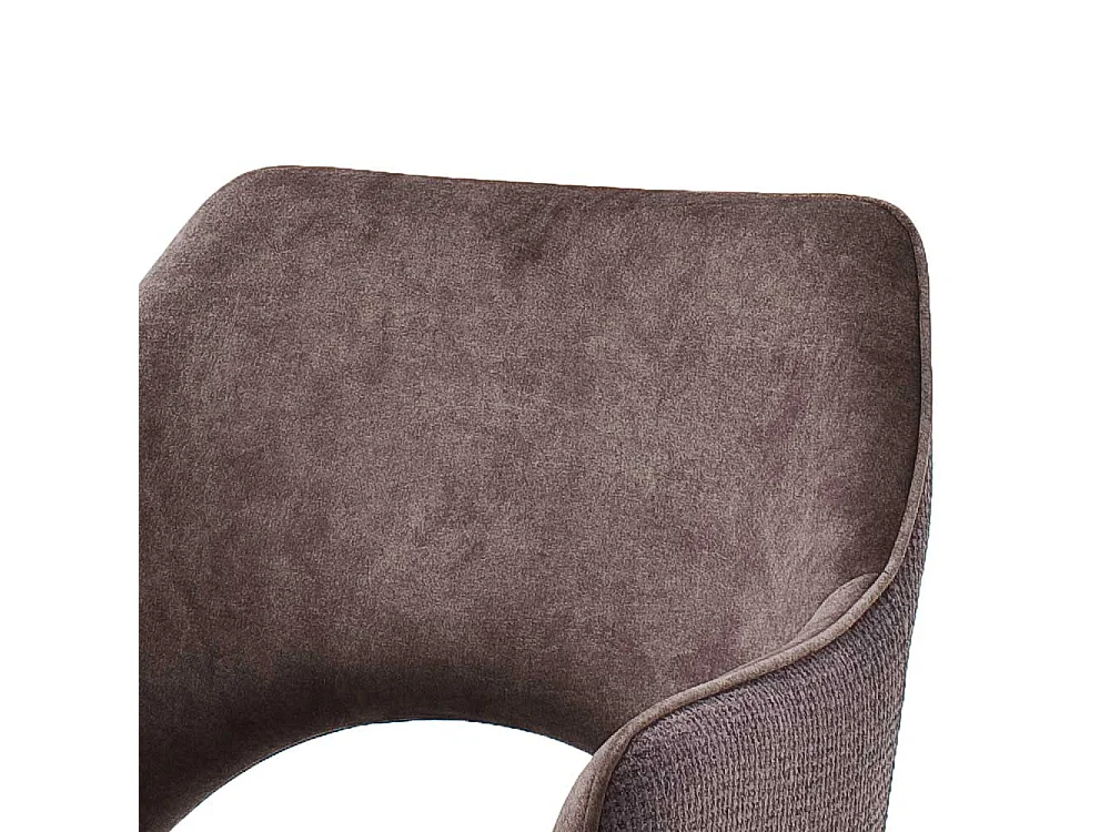 Drehstuhl in Hellbraun und Schwarz Armlehnen (2er Set)