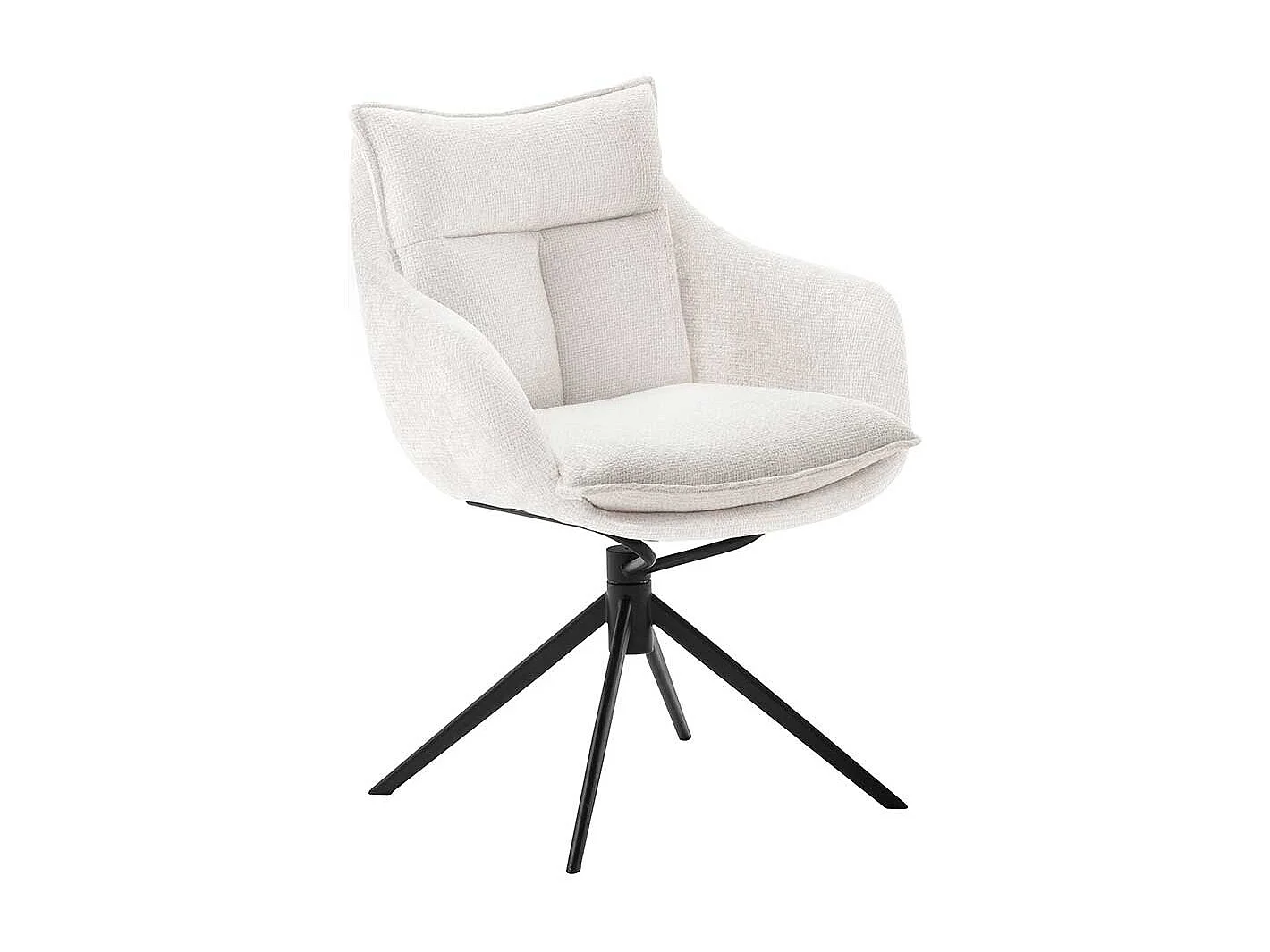 Esszimmerarmlehnstuhl in Weiß Armlehnen (2er Set)