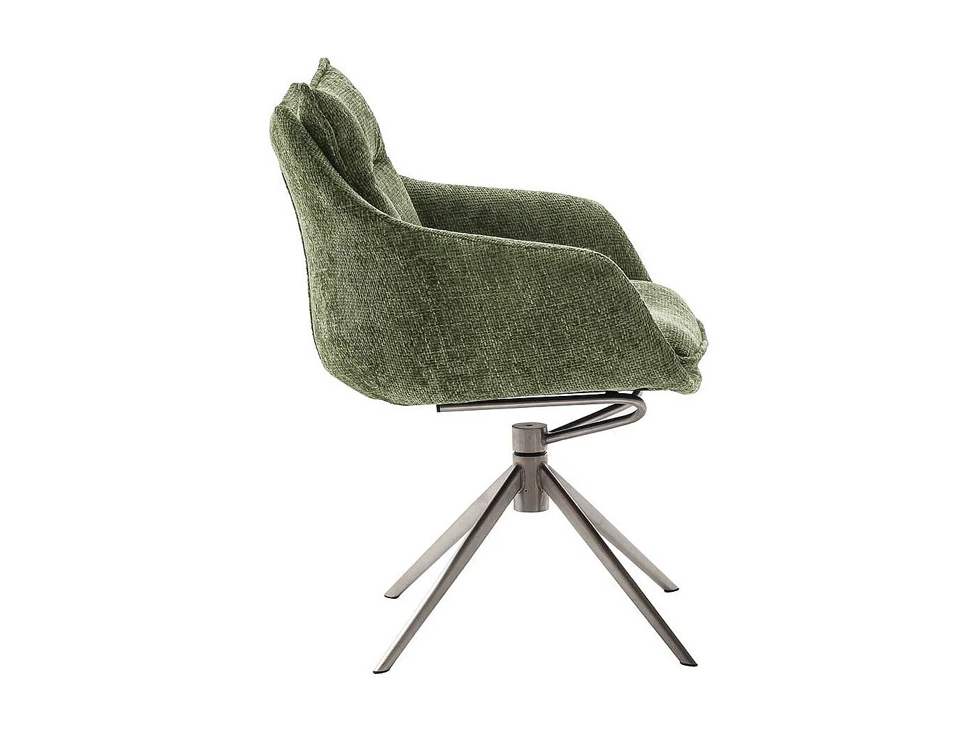 Esstisch Stühle mit Armlehnen Oliv Grün (2er Set)