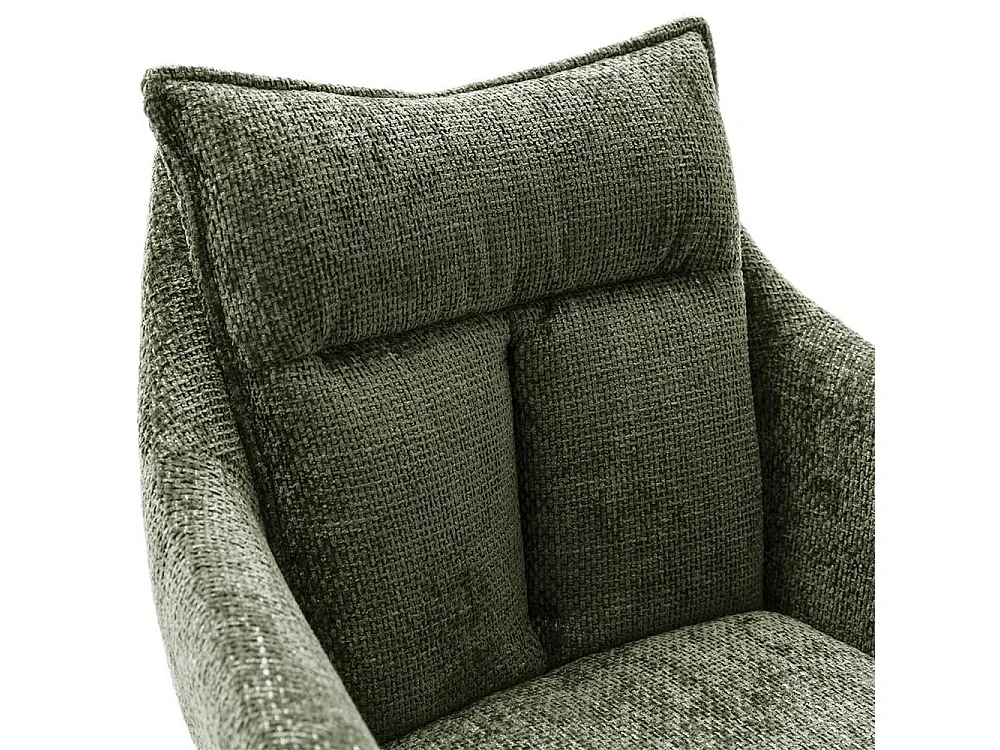 Esstisch Stühle mit Armlehnen Oliv Grün (2er Set)