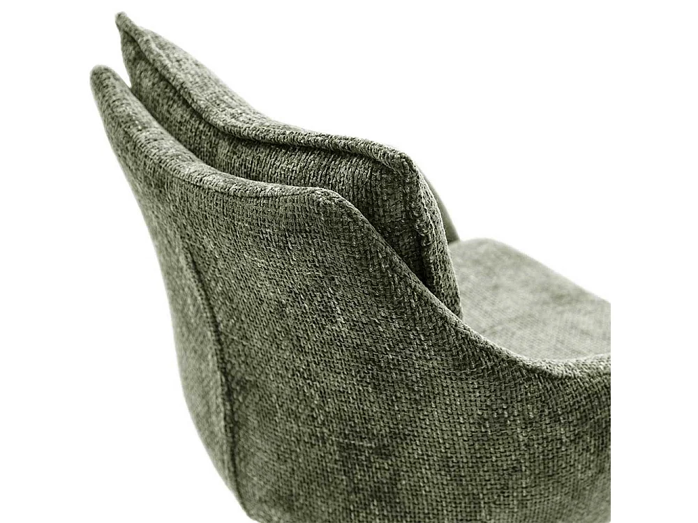 Esstisch Stühle mit Armlehnen Oliv Grün (2er Set)