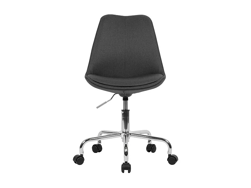 Drehstuhl in Schwarz Webstoff Schalensitz