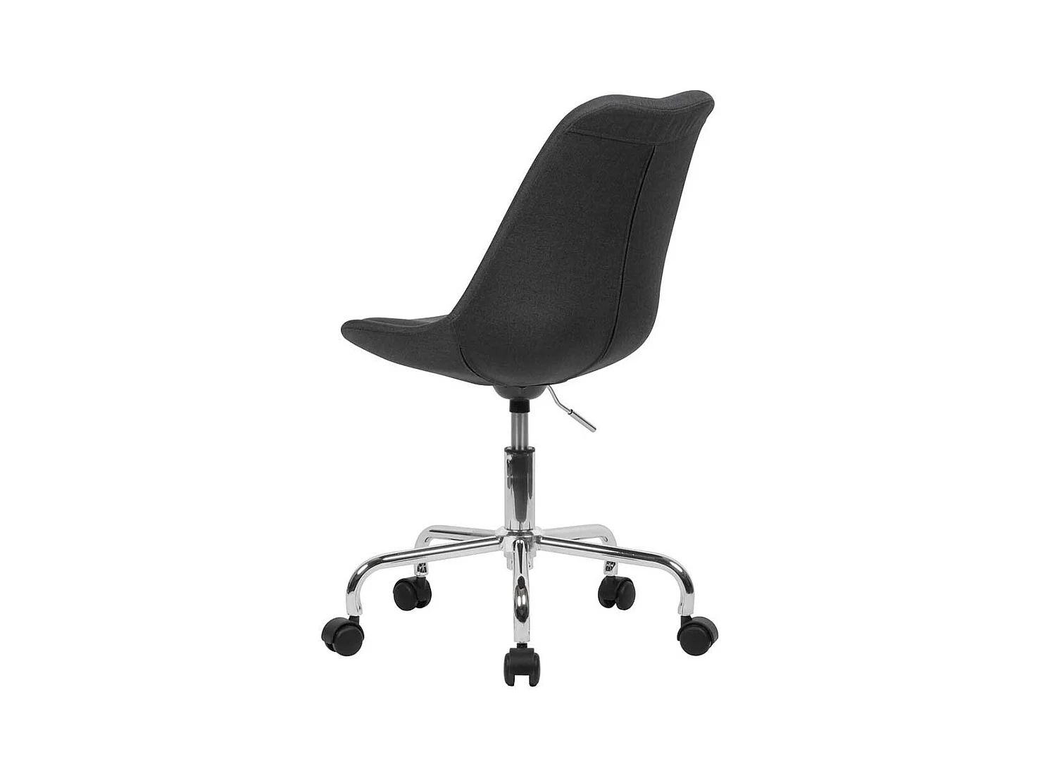 Drehstuhl in Schwarz Webstoff Schalensitz