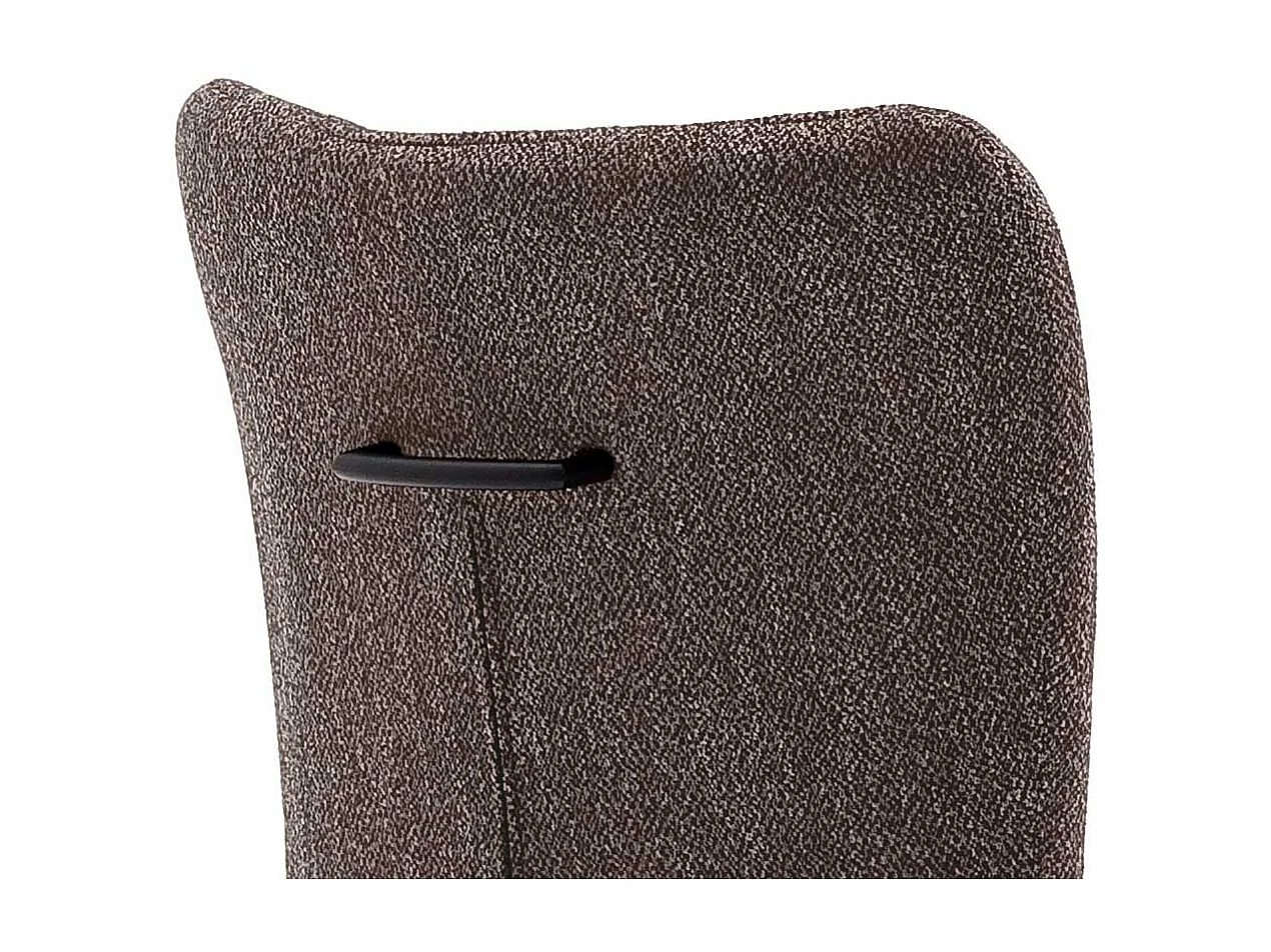 Drehbare St�hle in Hellbraun Stoff hoher Lehne (2er Set)