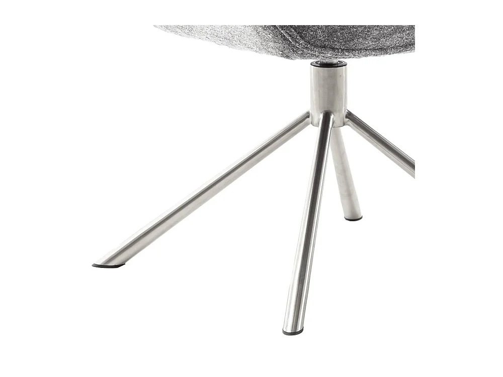 Polsterstuhl Wohnzimmerstuhl aus Chenillegewebe in modernem Design (2er Set)