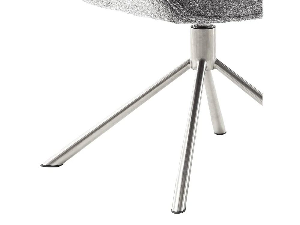 Polsterstuhl Wohnzimmerstuhl aus Chenillegewebe in modernem Design (2er Set)