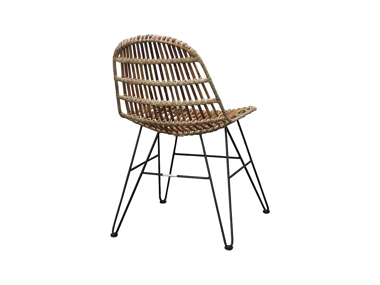 Rattanstuhl für Esszimmer Metall