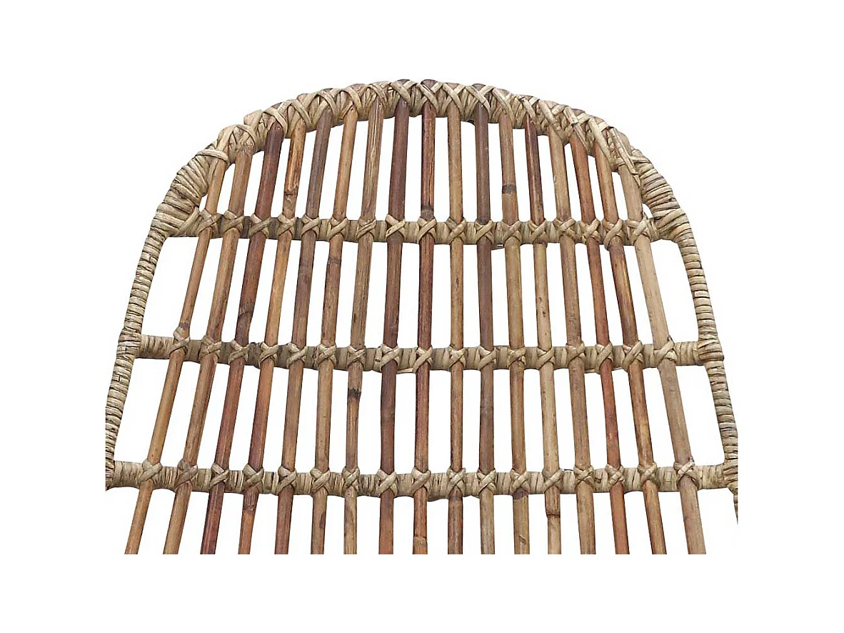 Rattanstuhl für Esszimmer Metall
