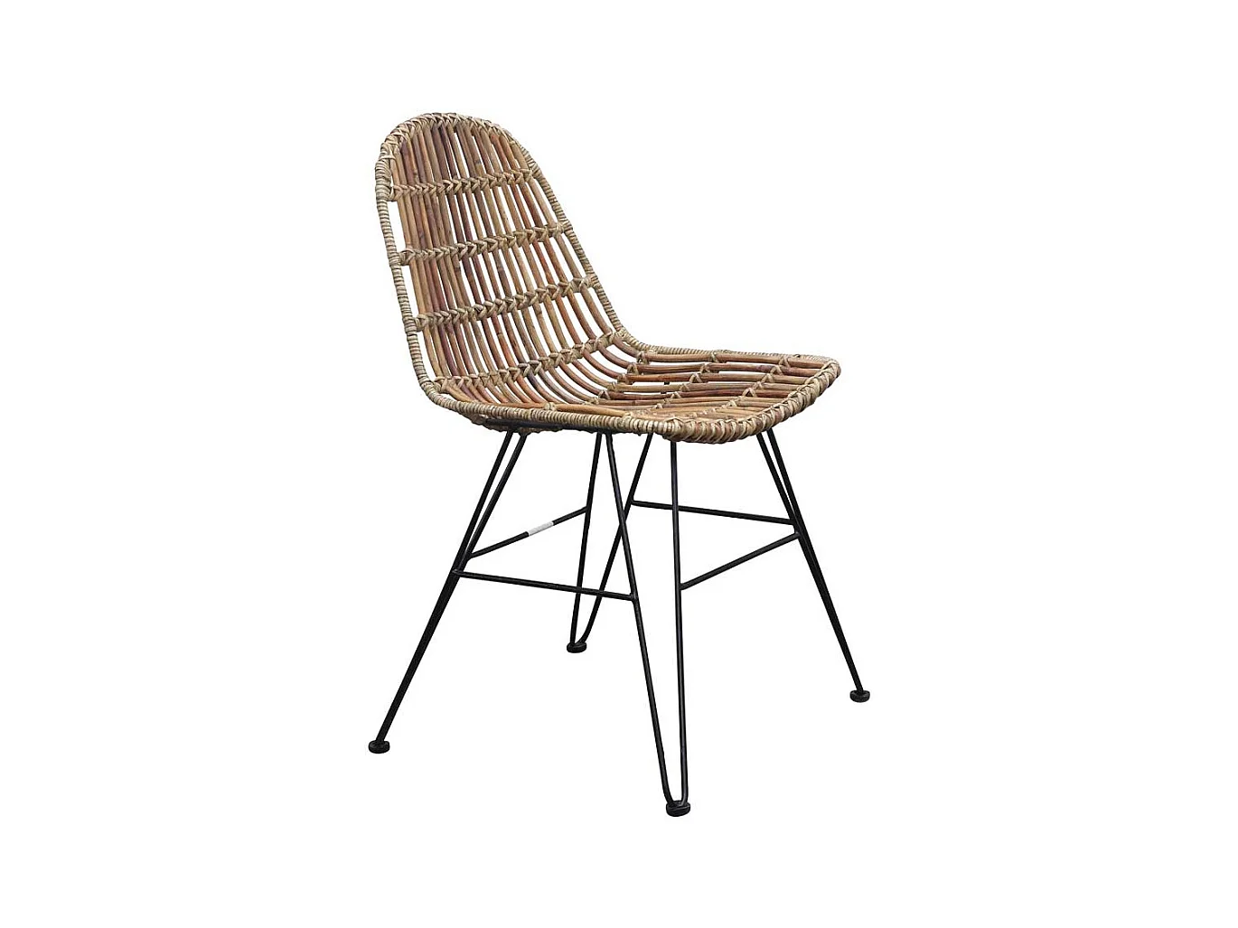 Rattanstuhl für Esszimmer Metall