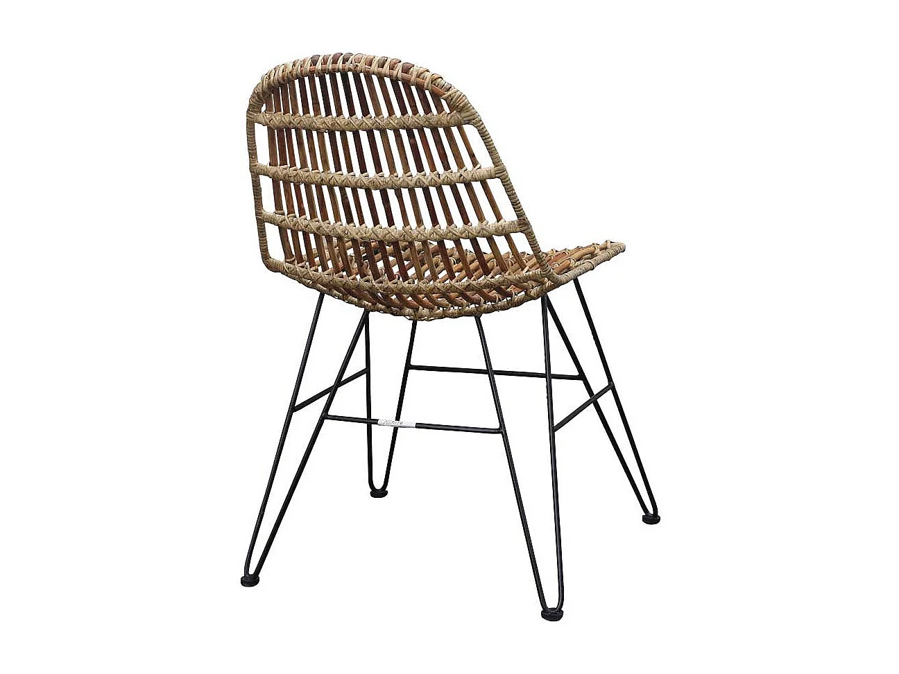 Rattanstuhl für Esszimmer Metall