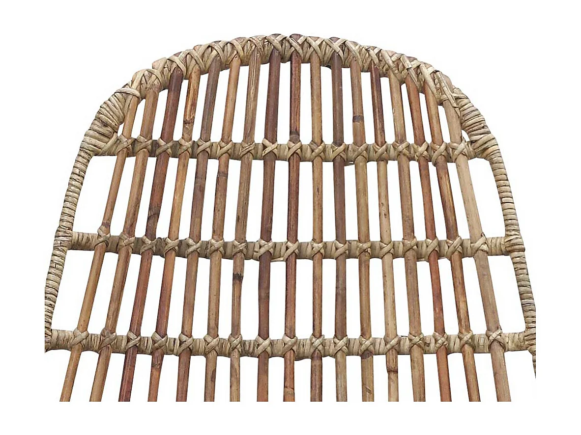 Rattanstuhl für Esszimmer Metall