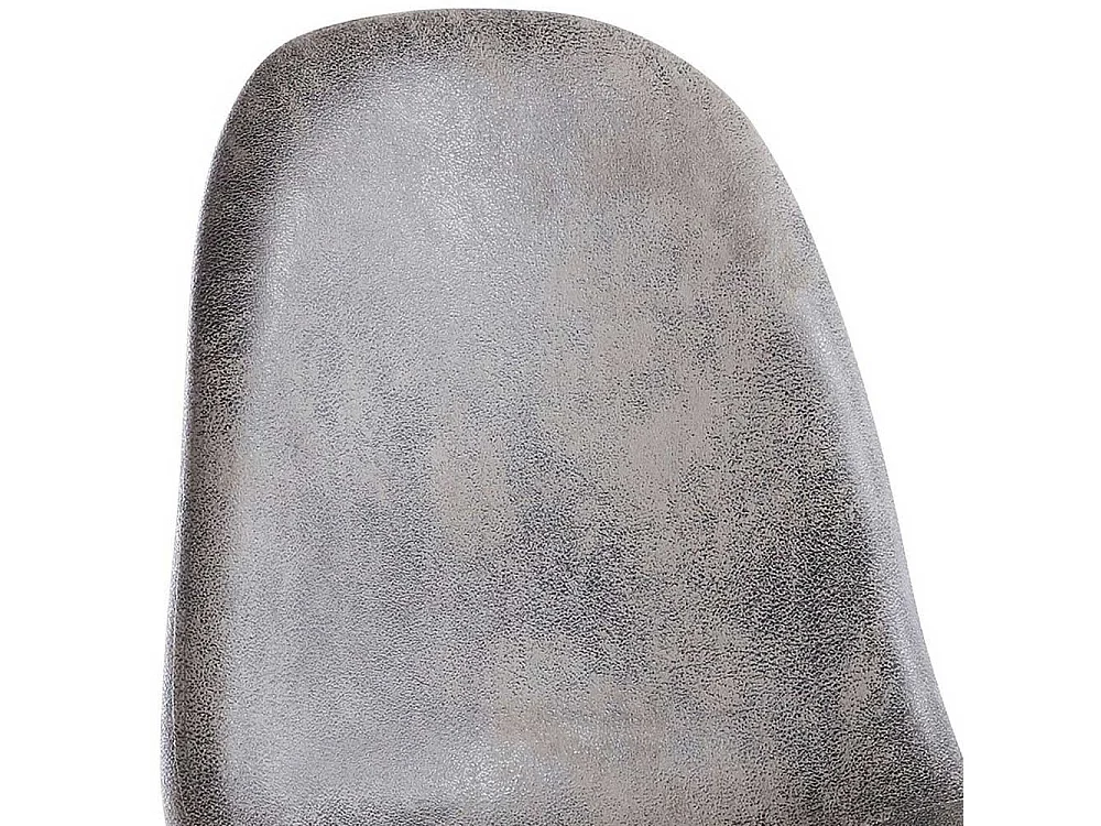 Esstisch Stühle im Skandi Design Hellgrau und Schwarz (2er Set)