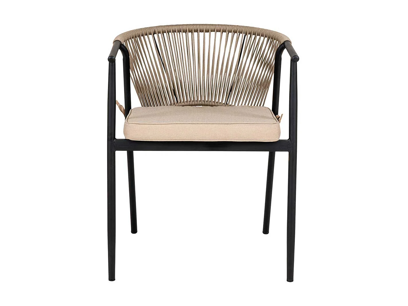 Esszimmerstuhl Set mit Polsterauflage Gestell aus Metall (4er Set)