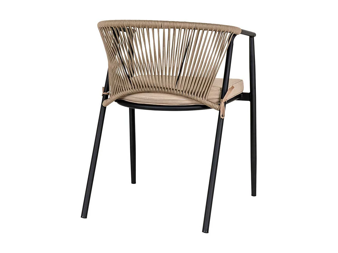 Esszimmerstuhl Set mit Polsterauflage Gestell aus Metall (4er Set)