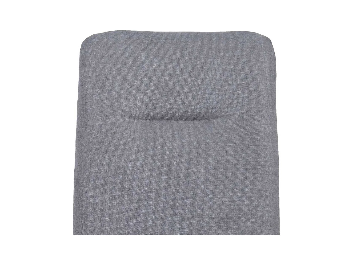 Esszimmer Polsterstühle in Hellgrau Webstoff Metallgestell (2er Set)