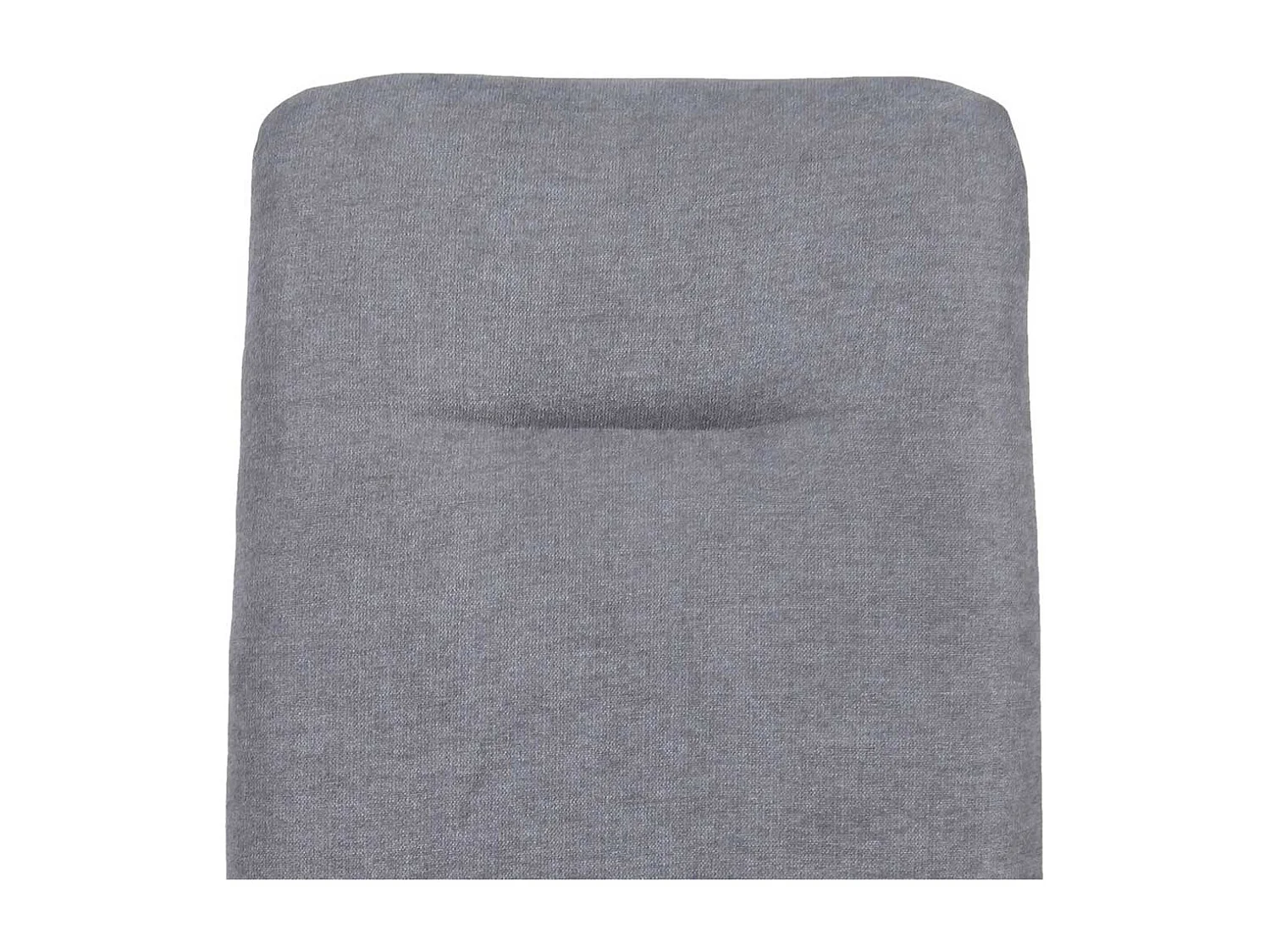 Esszimmer Polsterstühle in Hellgrau Webstoff Metallgestell (2er Set)