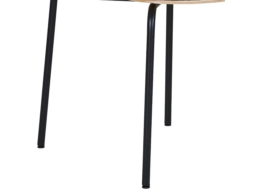 Esszimmerstuhl Küchenstuhl im Retrostil mit Gestell aus Metall (2er Set)