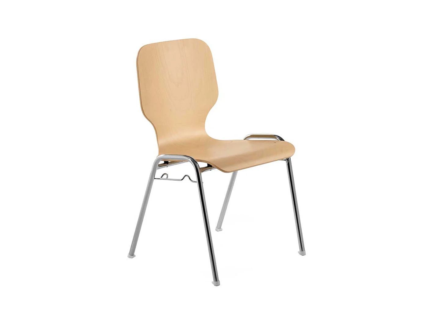 Stapelstuhl objektgeeignet Gestell aus Metall