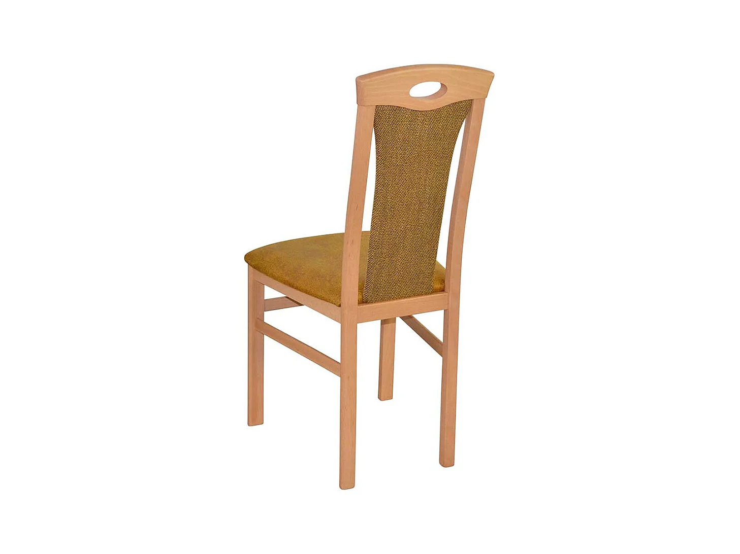 Esstisch Stühle Buche mit hoher Lehne Gestell aus Massivholz (2er Set)