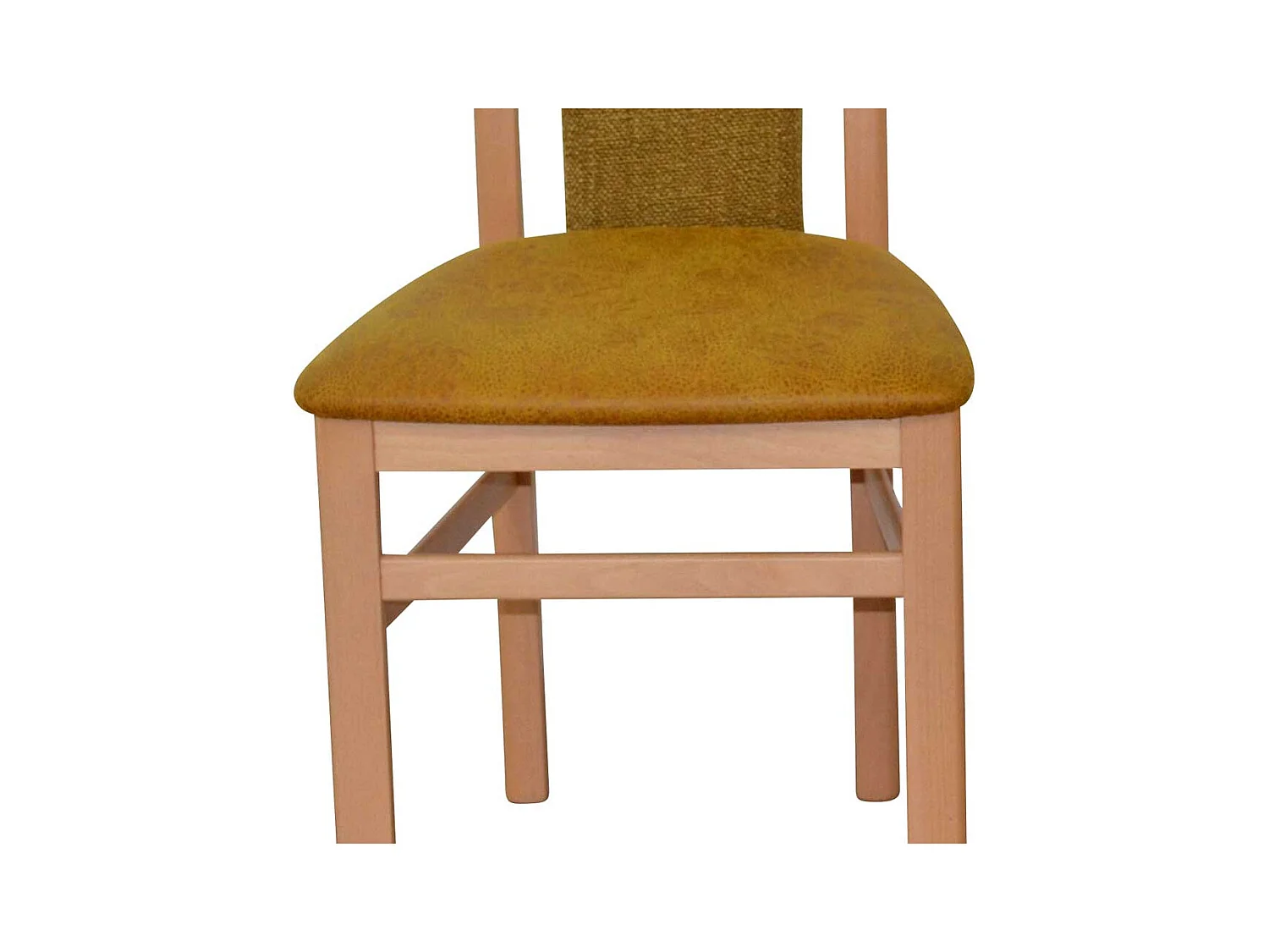 Esstisch Stühle Buche mit hoher Lehne Gestell aus Massivholz (2er Set)