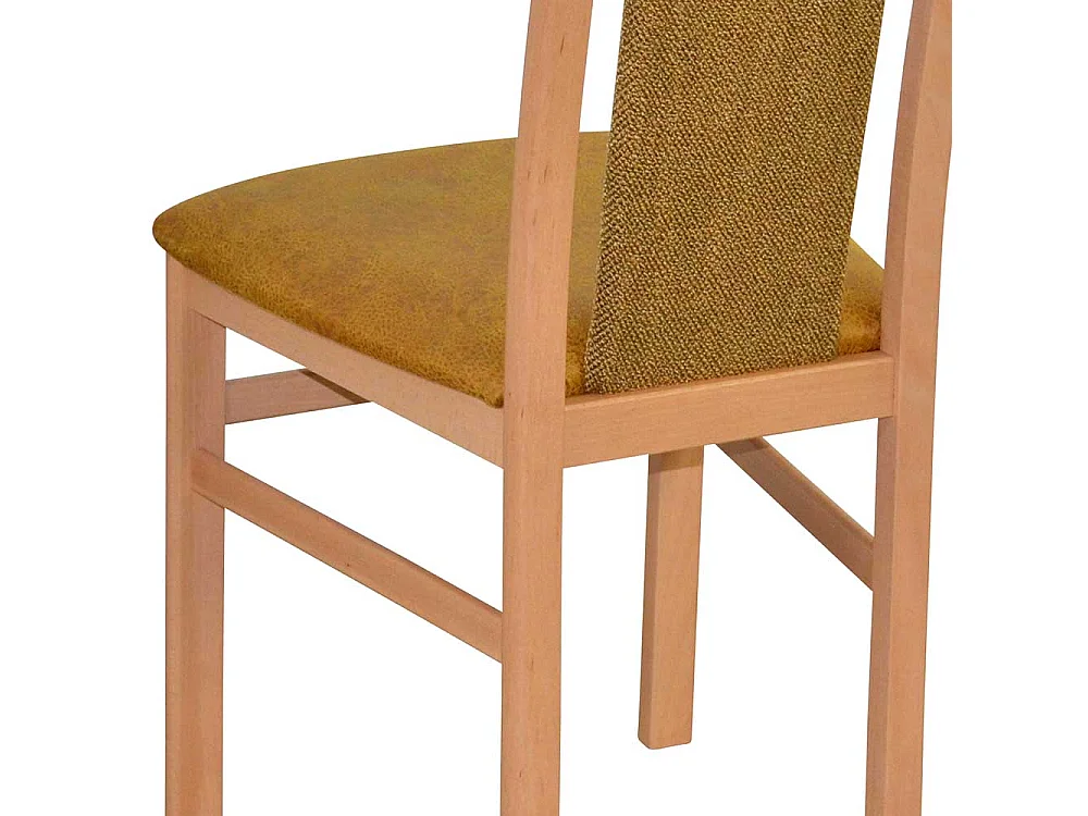 Esstisch Stühle Buche mit hoher Lehne Gestell aus Massivholz (2er Set)