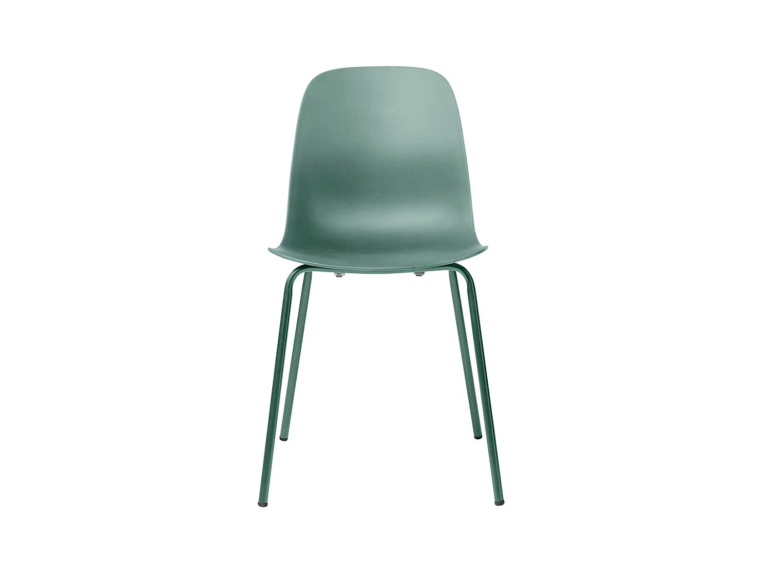 Esstisch St�hle in Mintgr�n Kunststoff (4er Set)