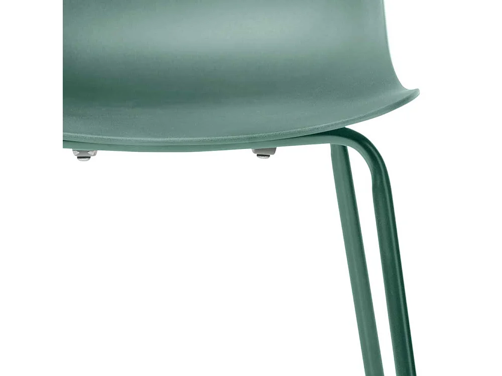 Esstisch Stühle in Mintgrün Kunststoff (4er Set)