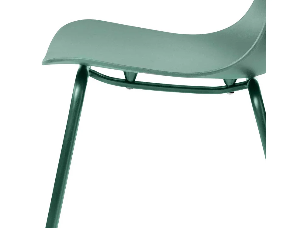 Esstisch Stühle in Mintgrün Kunststoff (4er Set)