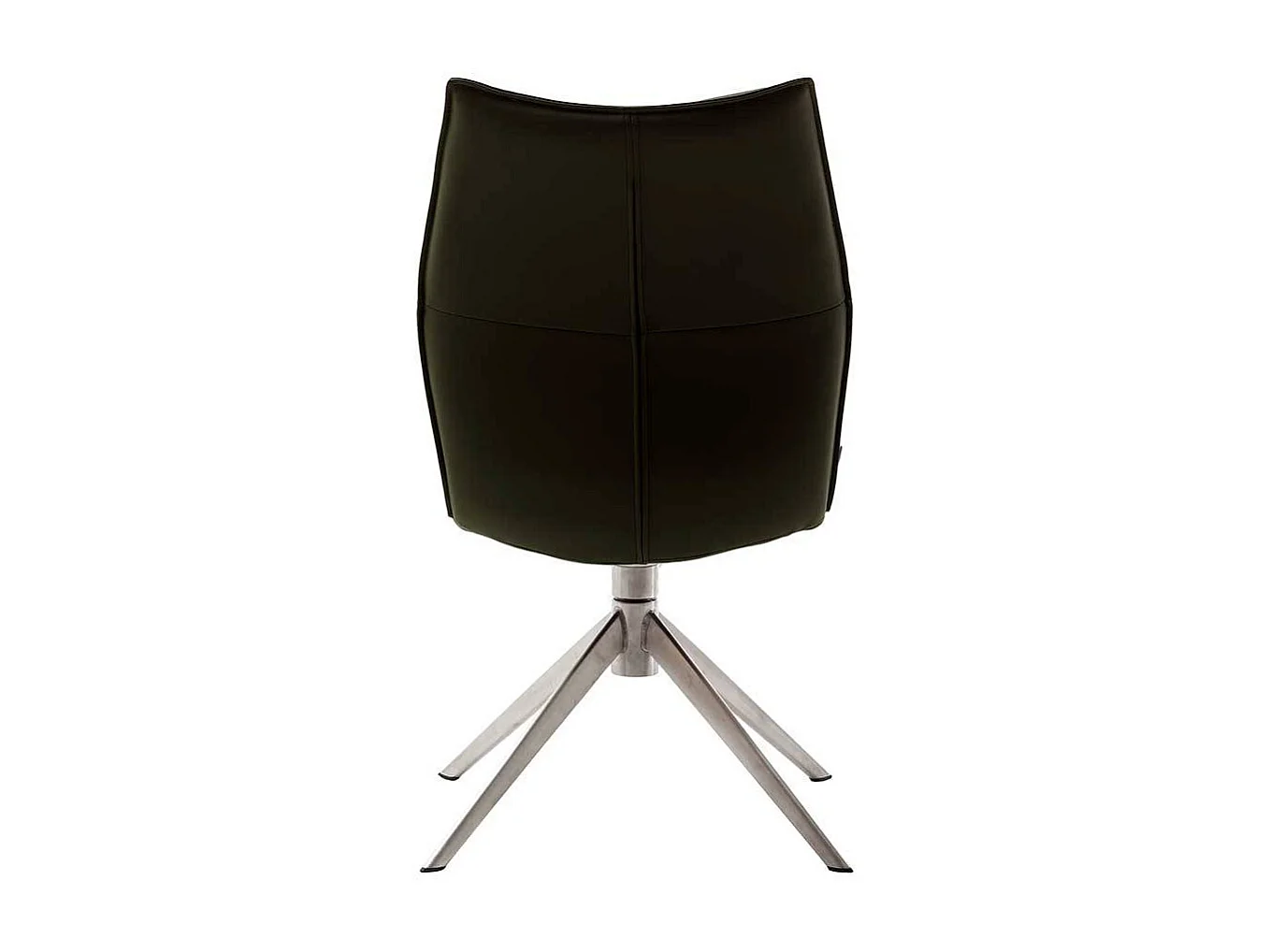 Lederstuhl Esszimmerstuhl drehbar aus Echtleder (2er Set)