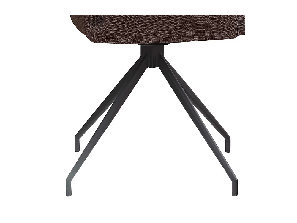 Essstuhl aus Strukturstoff Armlehnen