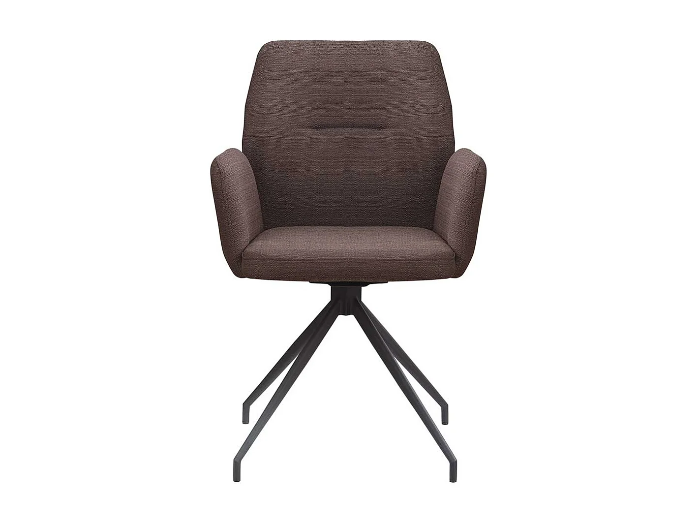 Essstuhl aus Strukturstoff Armlehnen