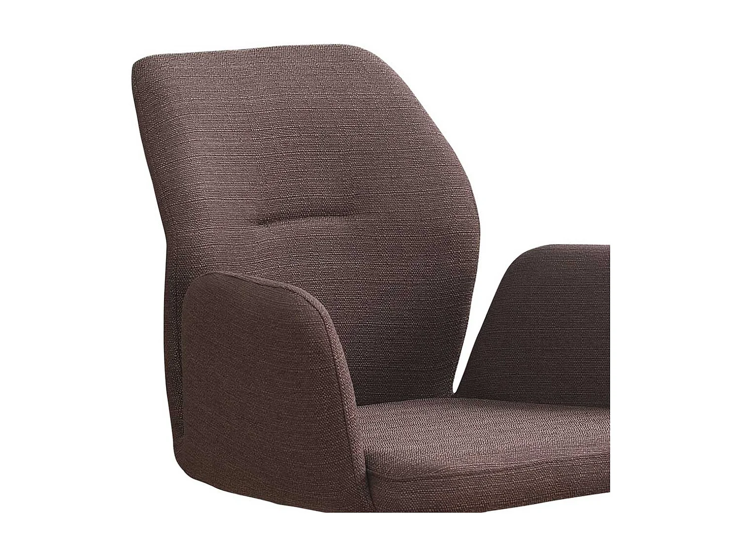 Essstuhl aus Strukturstoff Armlehnen