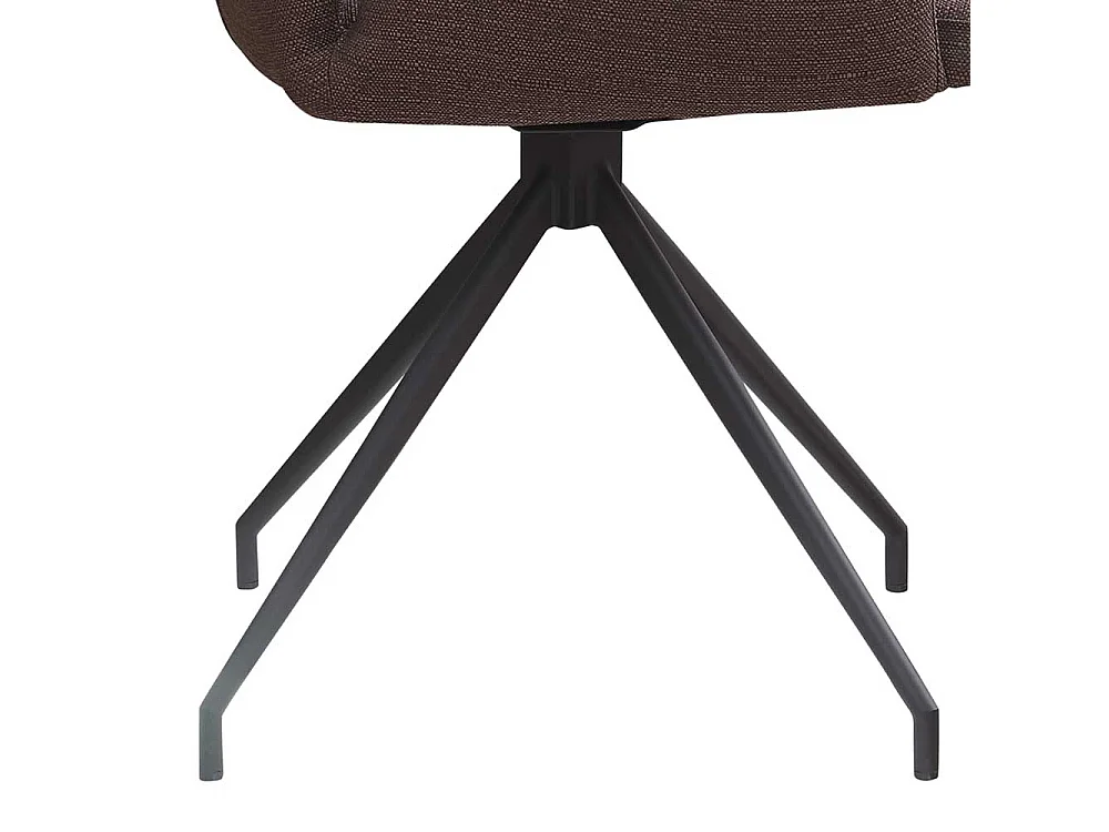 Essstuhl aus Strukturstoff Armlehnen