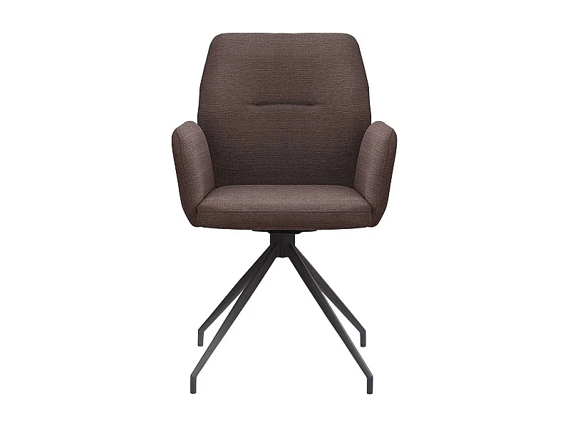 Essstuhl aus Strukturstoff Armlehnen