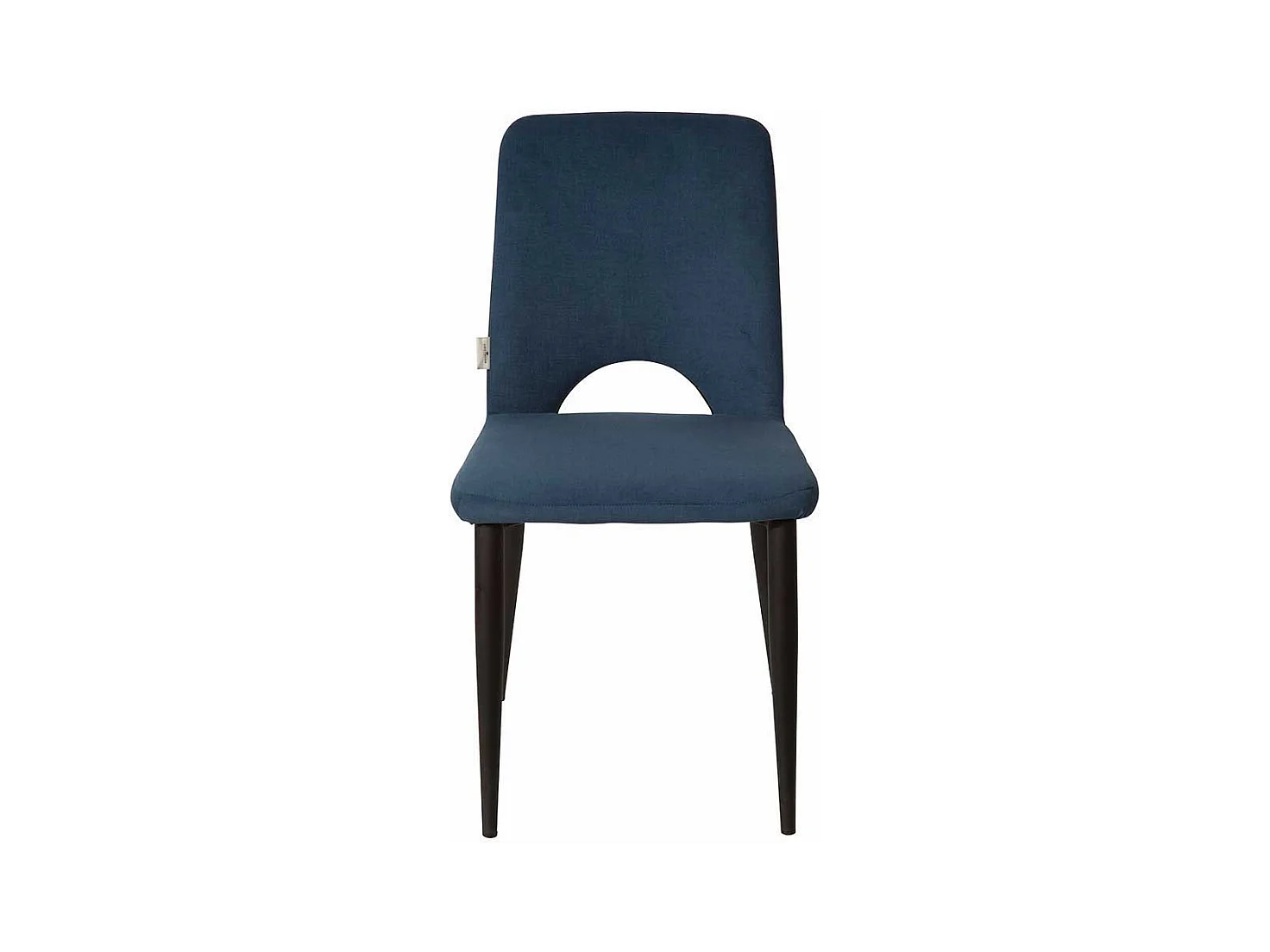 Polsterstuhl Set in dunkel Petrol und Schwarz Webstoff (2er Set)