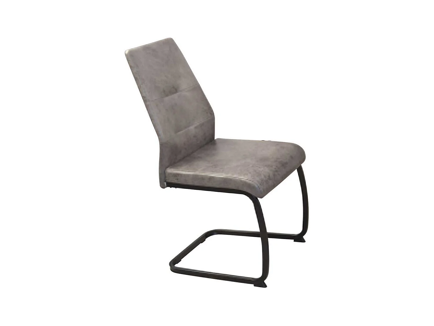 Swingstuhl Set in Grau Vintage und Schwarz 47 cm Sitzhöhe (4er Set)