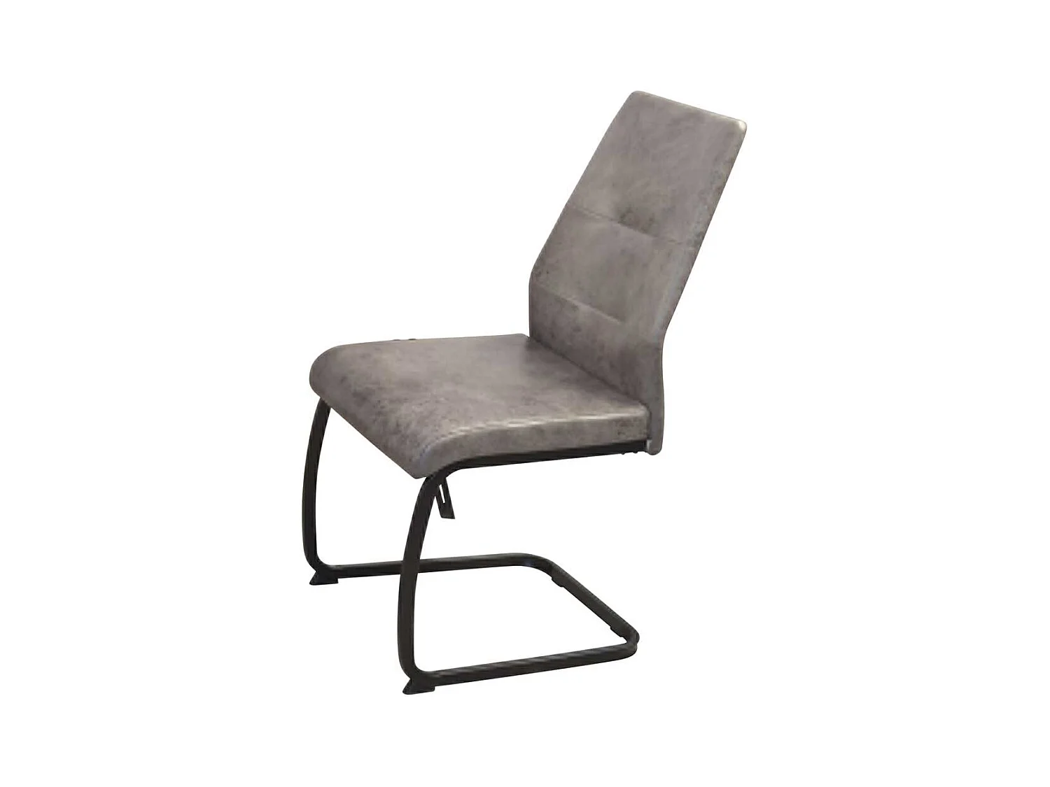 Swingstuhl Set in Grau Vintage und Schwarz 47 cm Sitzhöhe (4er Set)
