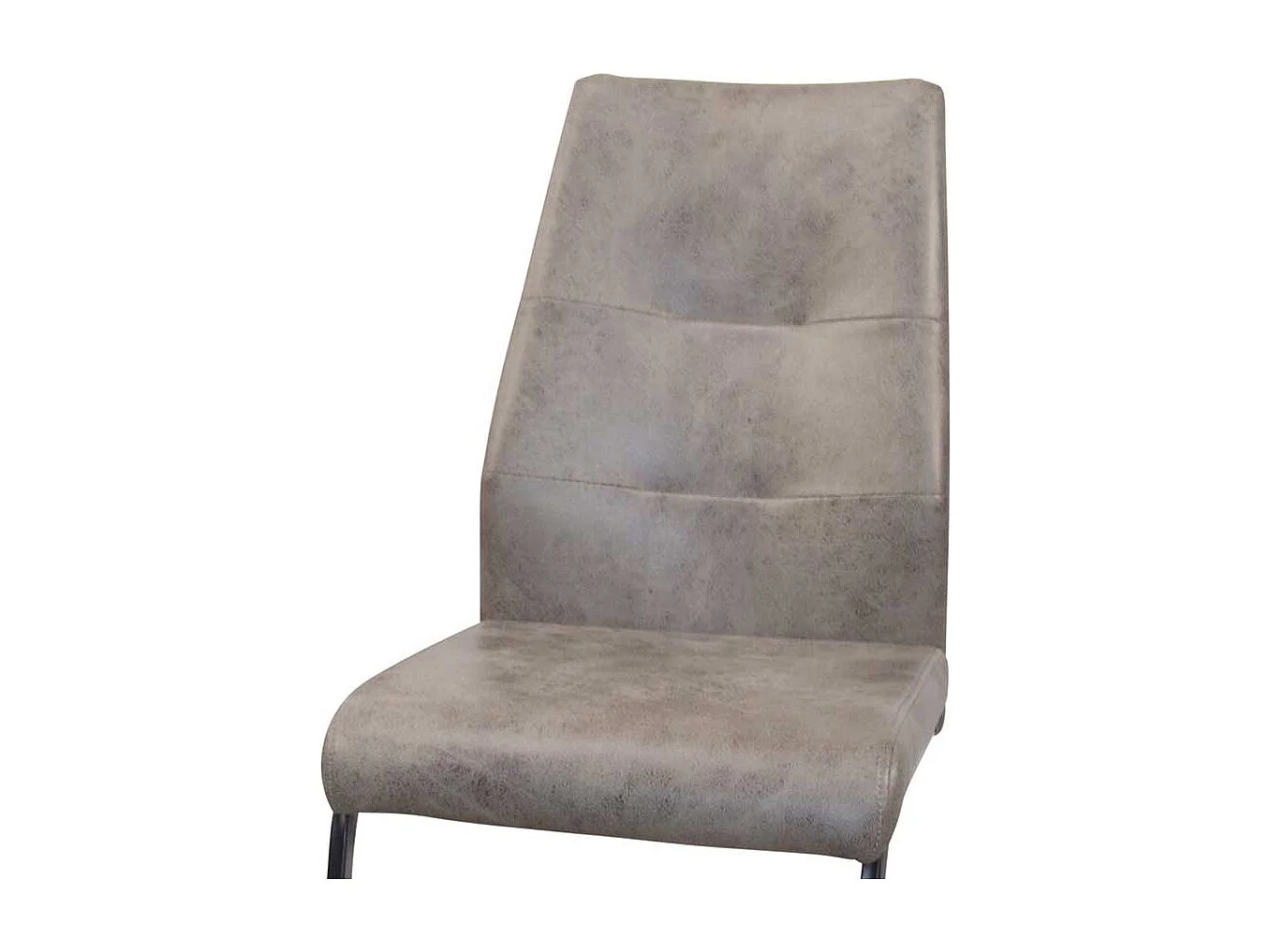 Swingstuhl Set in Grau Vintage und Schwarz 47 cm Sitzhöhe (4er Set)