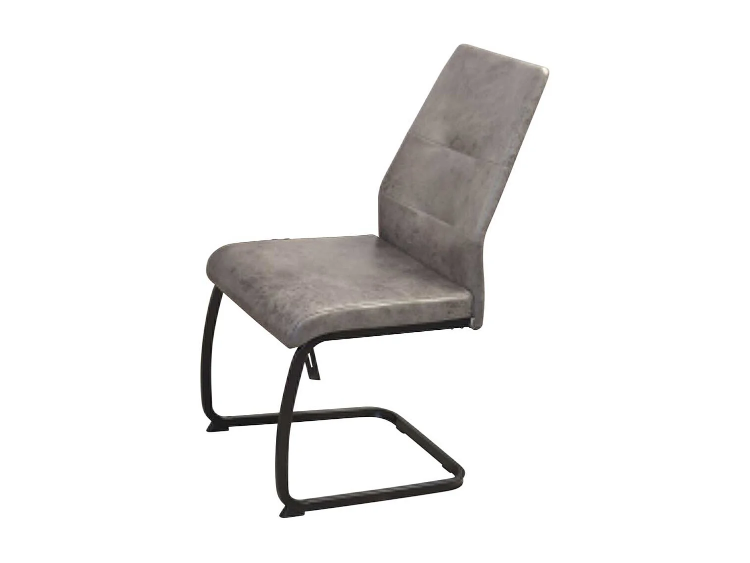 Swingstuhl Set in Grau Vintage und Schwarz 47 cm Sitzhöhe (4er Set)