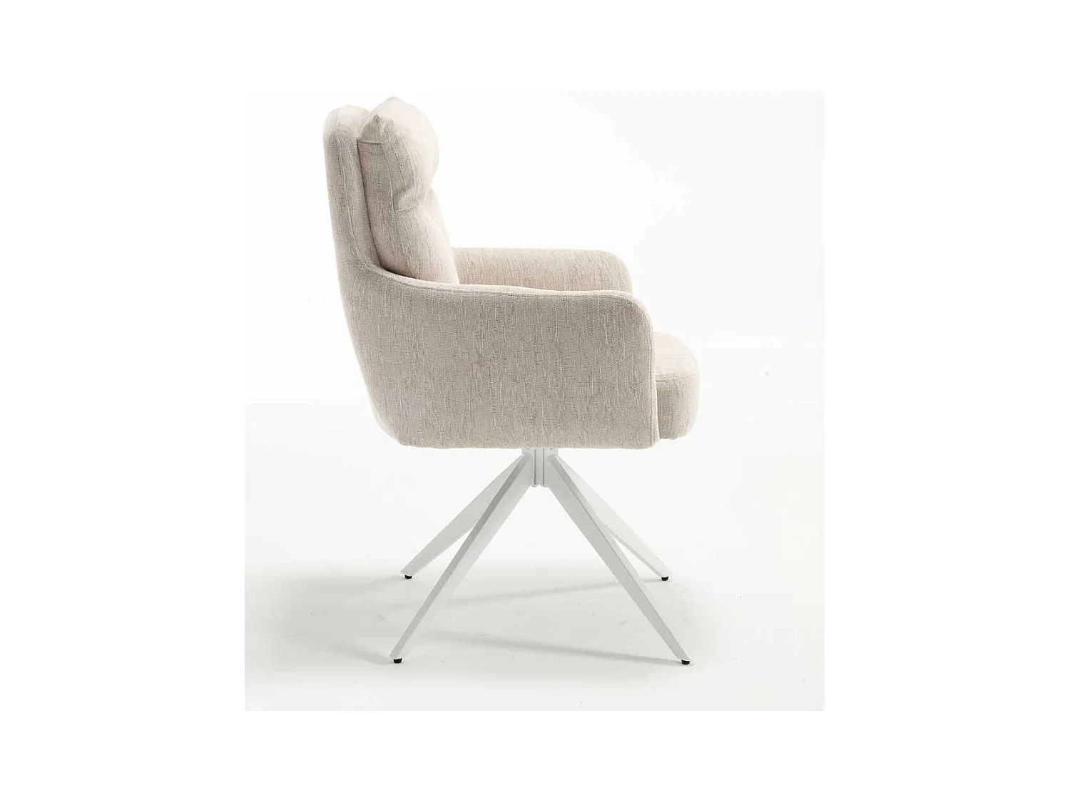 Esszimmerstuhl Stuhl Esszimmer mit Armlehnen und Gestell aus Metall (2er Set)