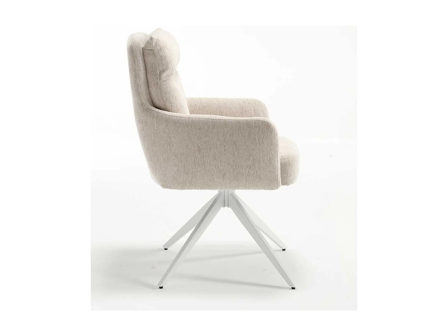 Esszimmerstuhl Stuhl Esszimmer mit Armlehnen und Gestell aus Metall (2er Set)