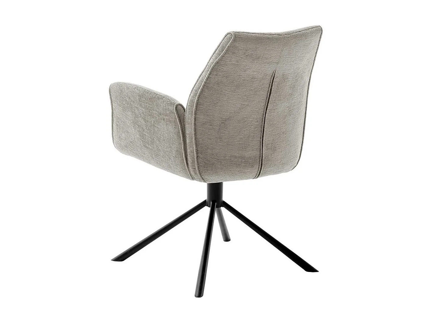 Armlehnstuhl drehbar Gestell aus Metall (2er Set)