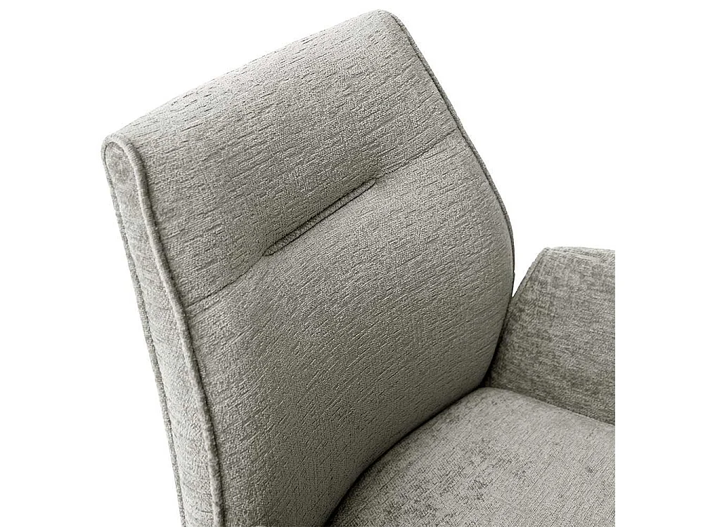 Armlehnstuhl drehbar Gestell aus Metall (2er Set)