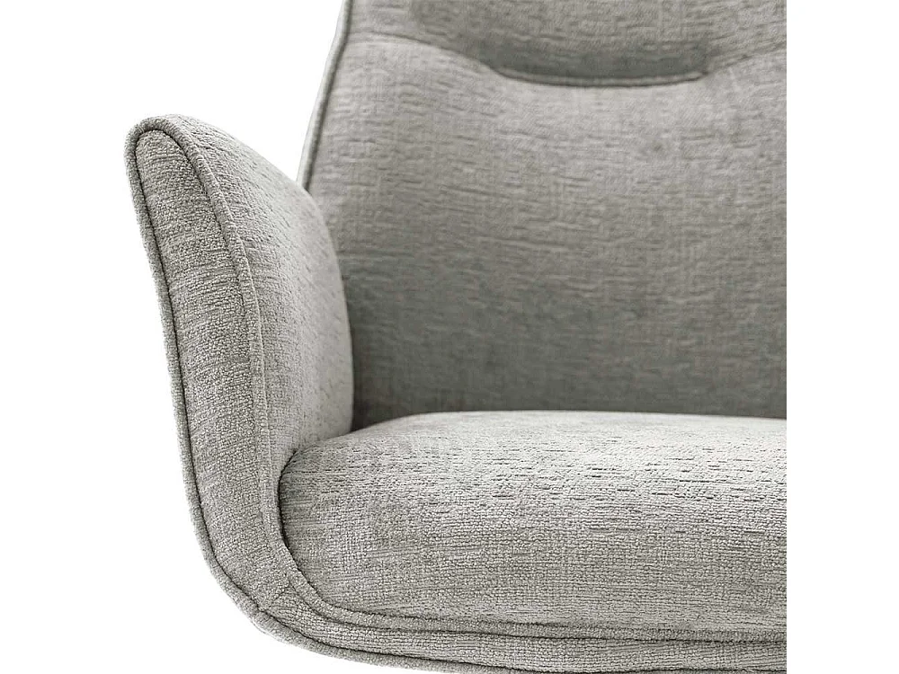 Armlehnstuhl drehbar Gestell aus Metall (2er Set)