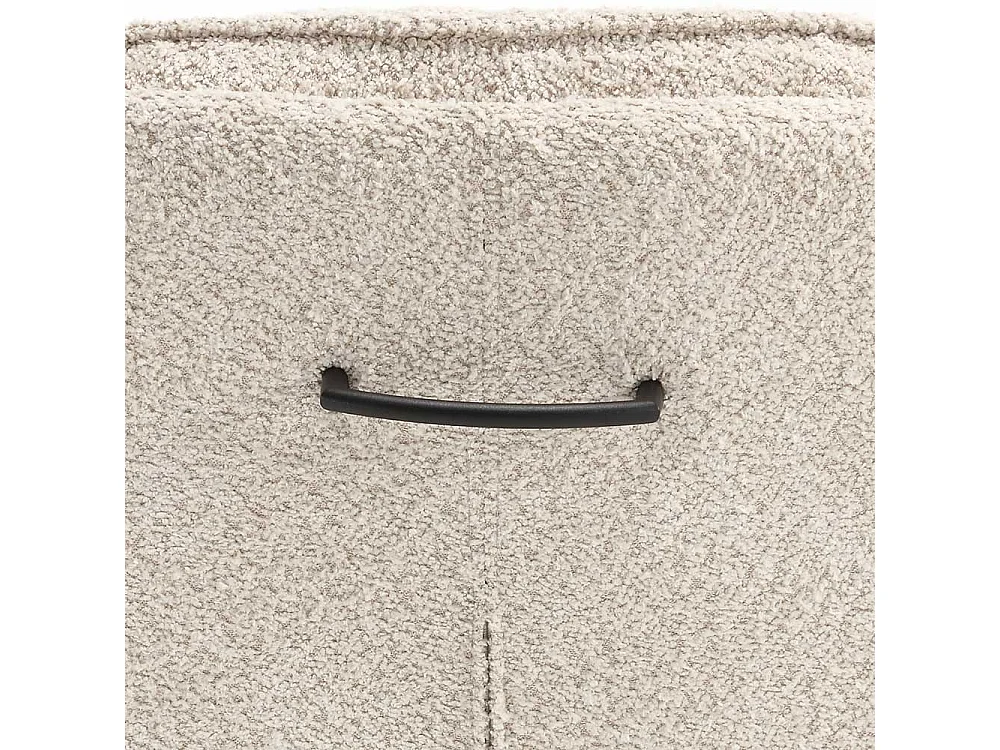 Stühle mit Drehgestell in Cremefarben Schwarz (2er Set)