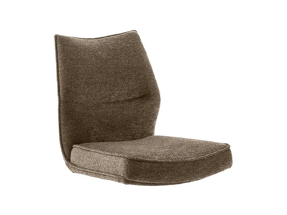 Esszimmerstuhl Stuhl Esszimmer in Braun aus Chenillegewebe (2er Set)