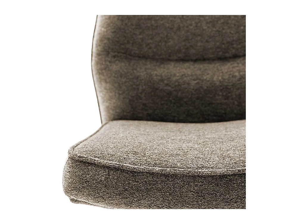 Esszimmerstuhl Stuhl Esszimmer in Braun aus Chenillegewebe (2er Set)