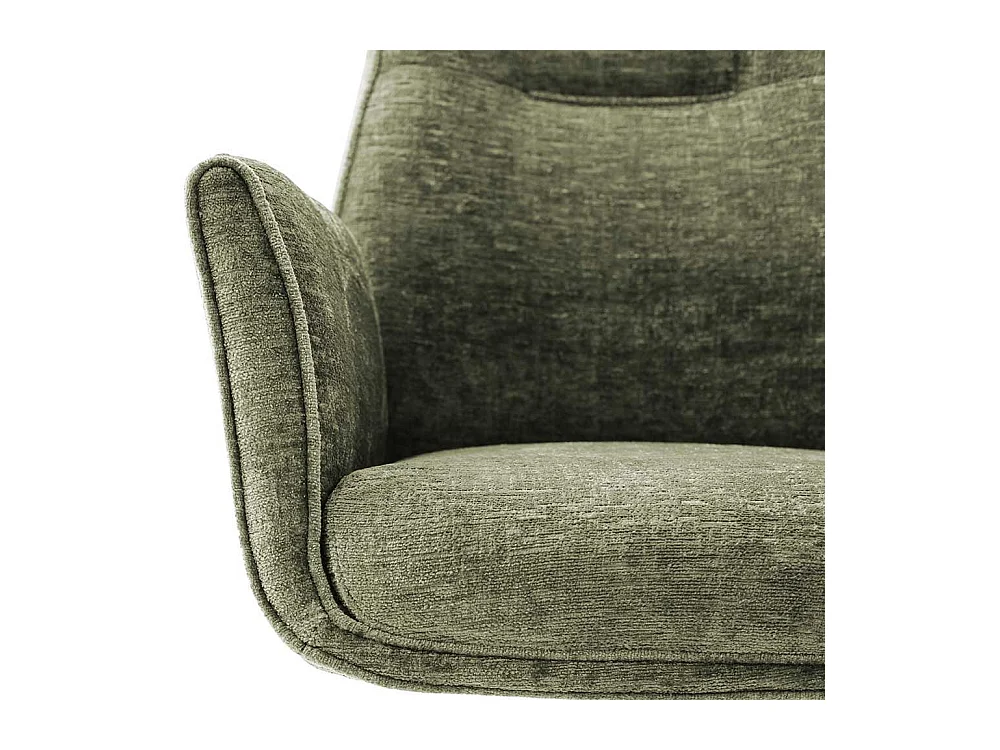 Esszimmerstuhl drehbar Oliv Grün (2er Set)